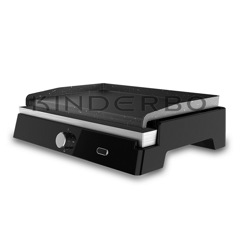 Electric Countertop Griddle with Non-Stick Surface