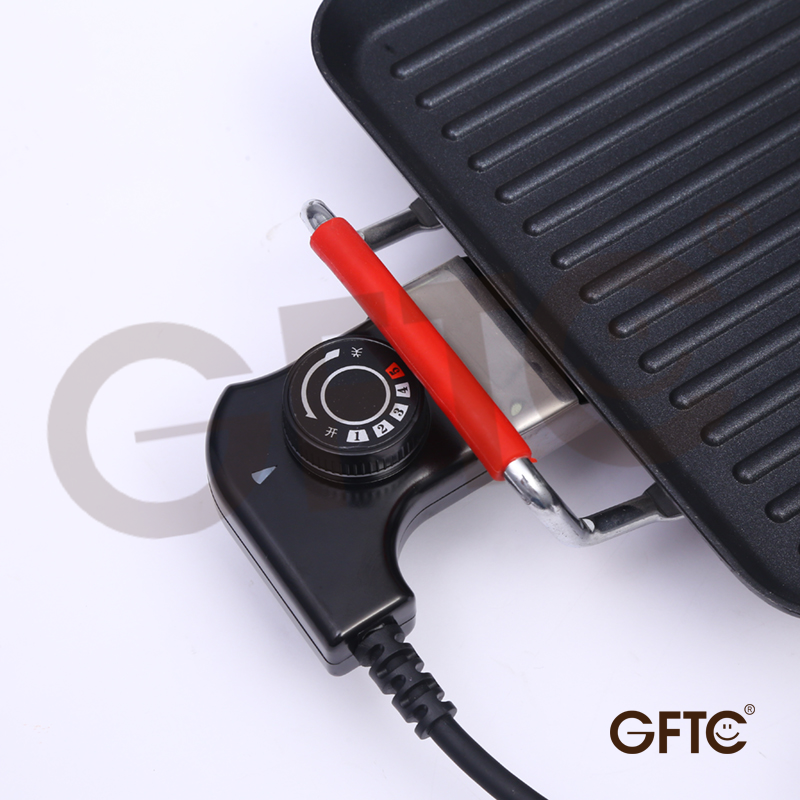 Electric Countertop Griddle with Non-Stick Surface