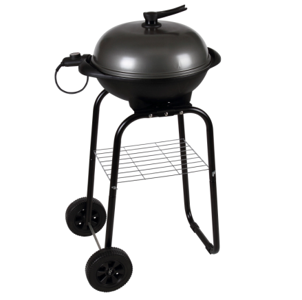 Electric Round Grill with Stand