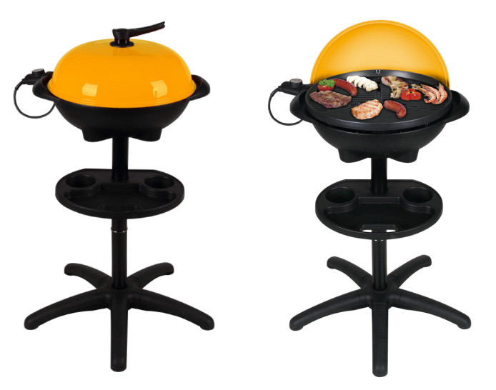 Electric Grill with Stand and Temperature Control
