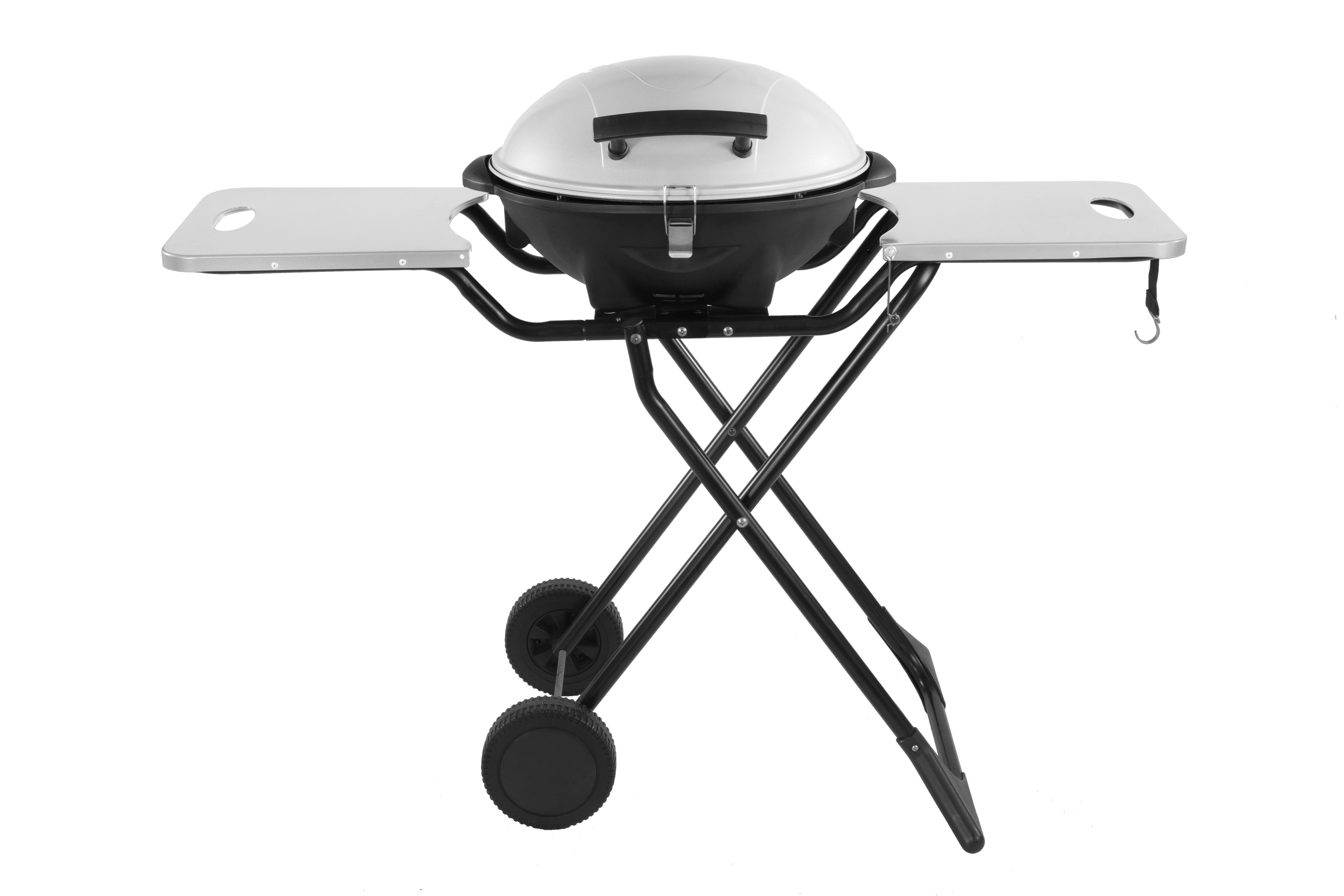 Portable Electric BBQ Grill with Foldable Trolley