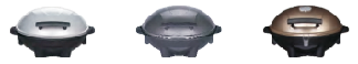 Compact electric grill with non-stick surface and drip tray
