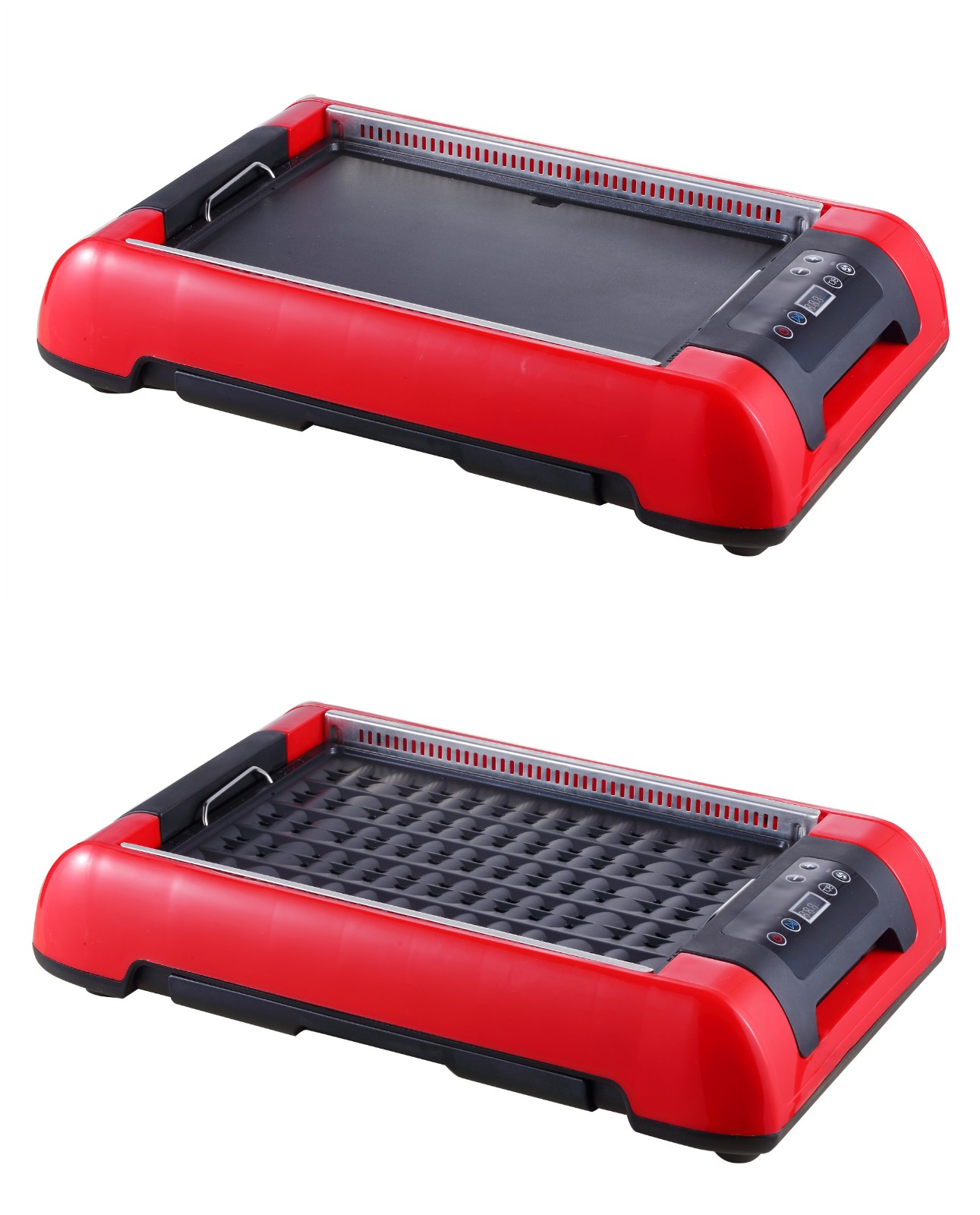 Indoor Electric Grill with Interchangeable Plates