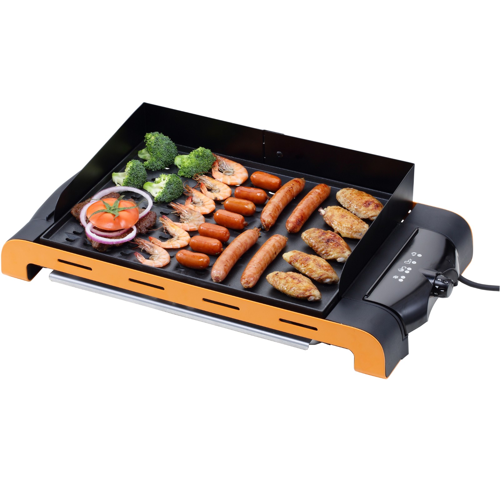 Electric Indoor Grill with Adjustable Temperature
