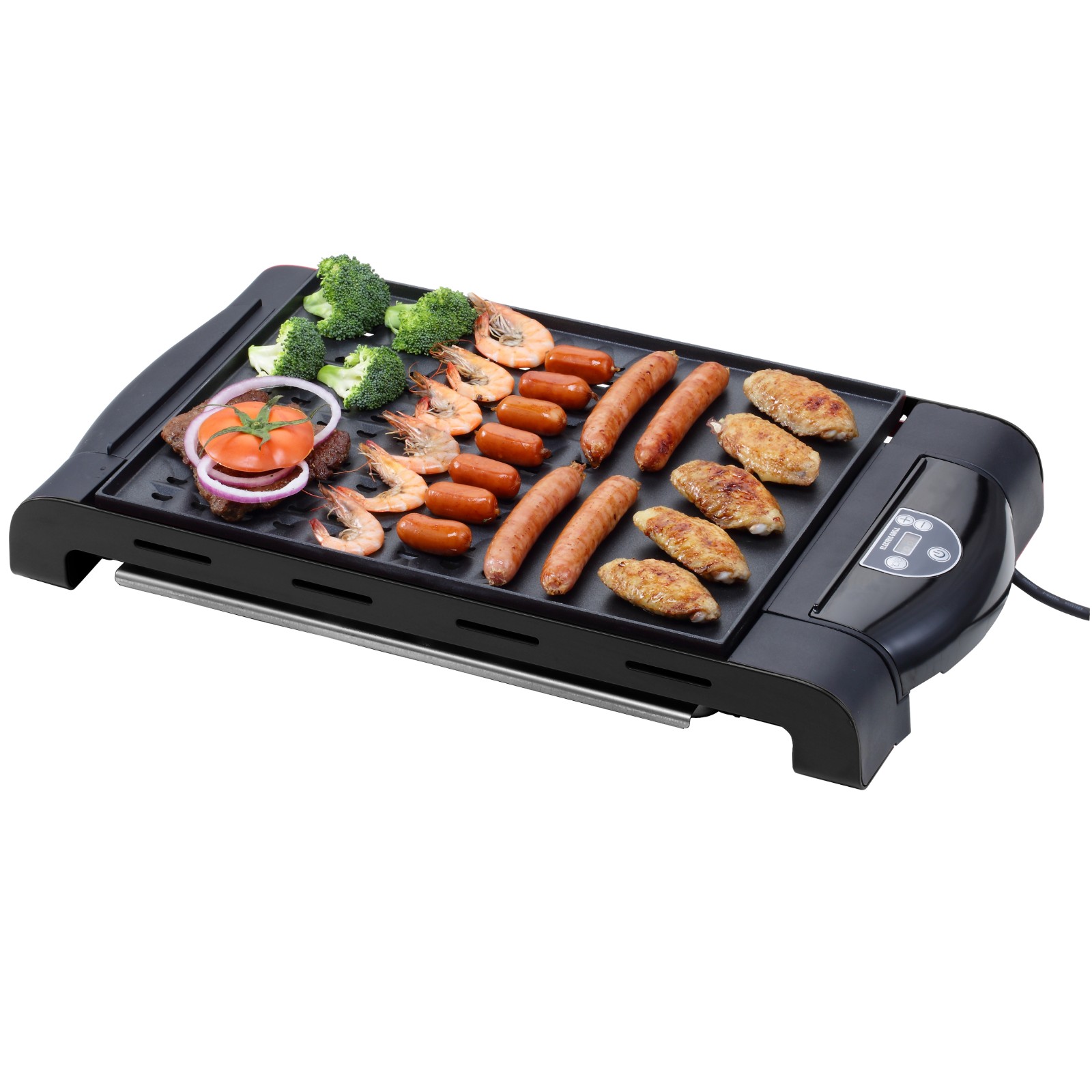 Electric Grill with Adjustable Temperature Control