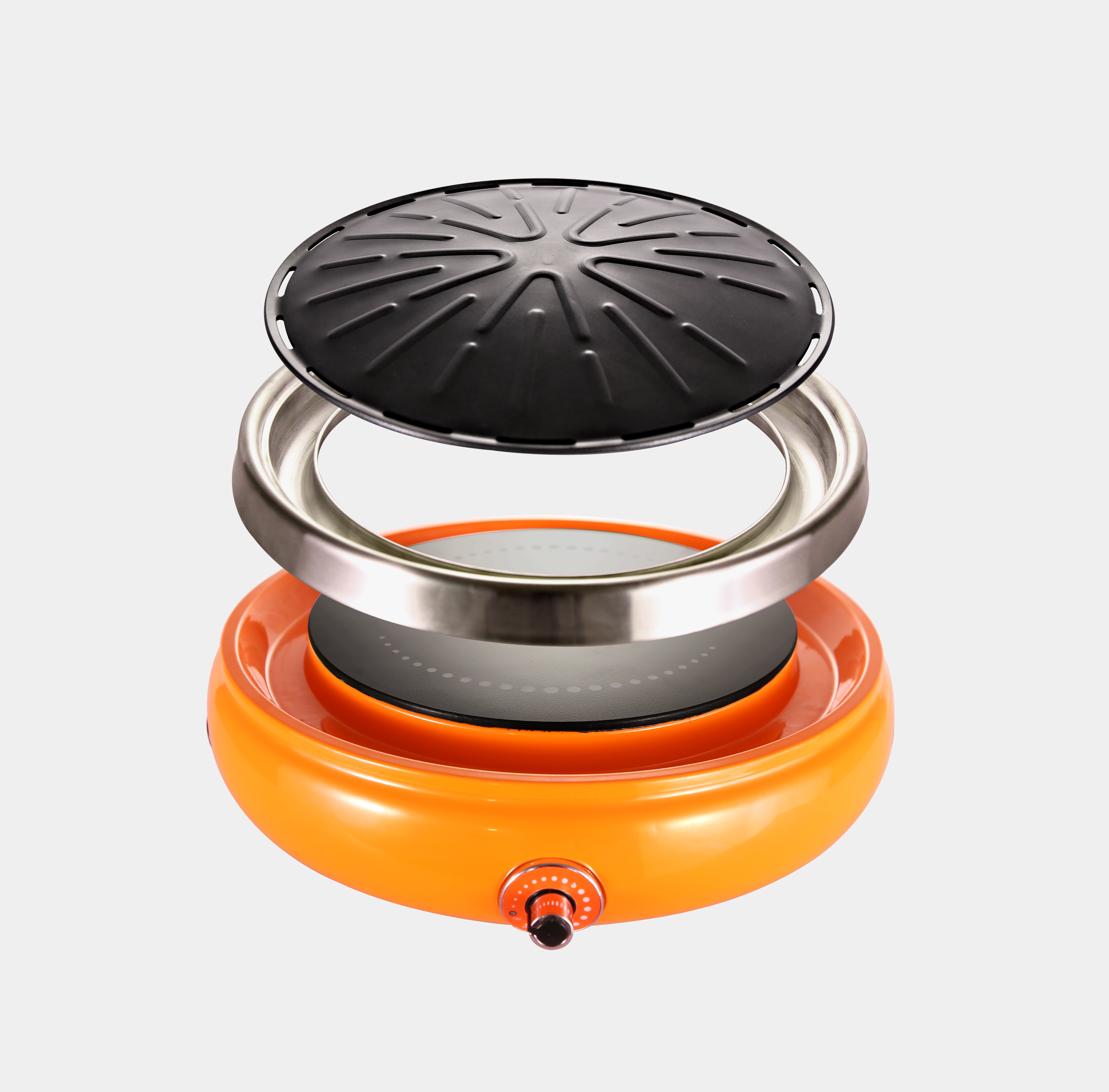 Indoor Electric Grill with Adjustable Temperature Control