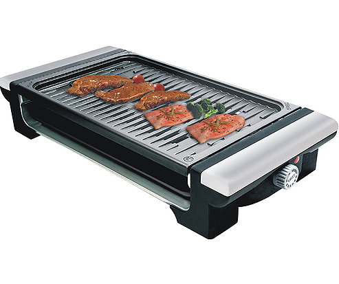 Indoor Electric Grill with Adjustable Temperature Control