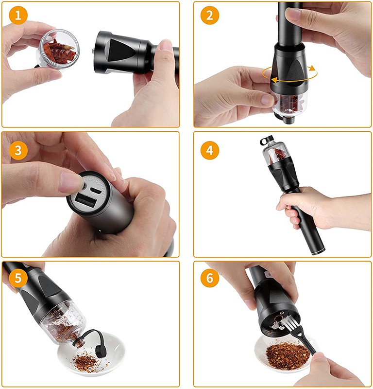Electric Herb and Spice Grinder