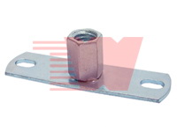 Iron Bracket with Welded Nut