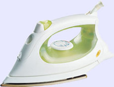 Electric and Steam Iron with Adjustable Temperature