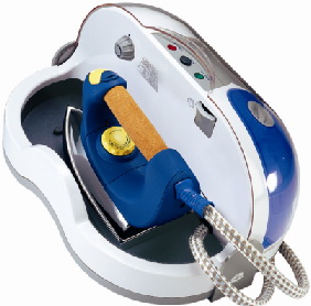 Combined Electric and Steam Iron with Base Station