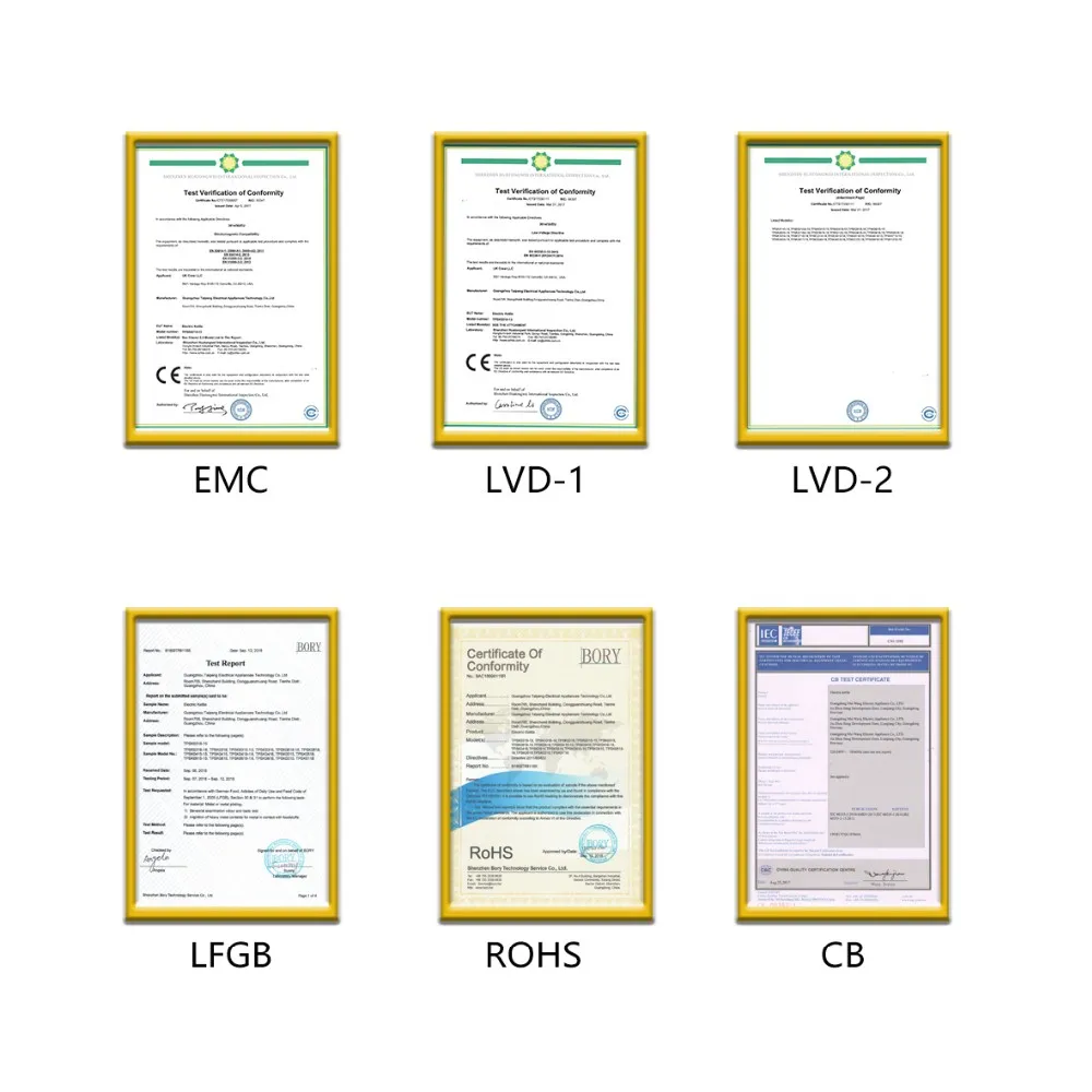 Collection of compliance certificates