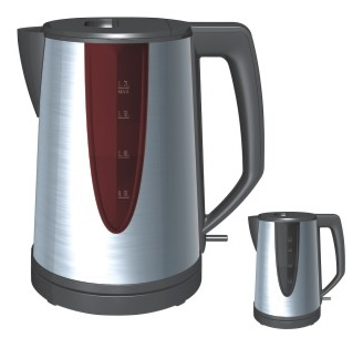 1.7L Stainless Steel Electric Kettle with Auto Shut-Off