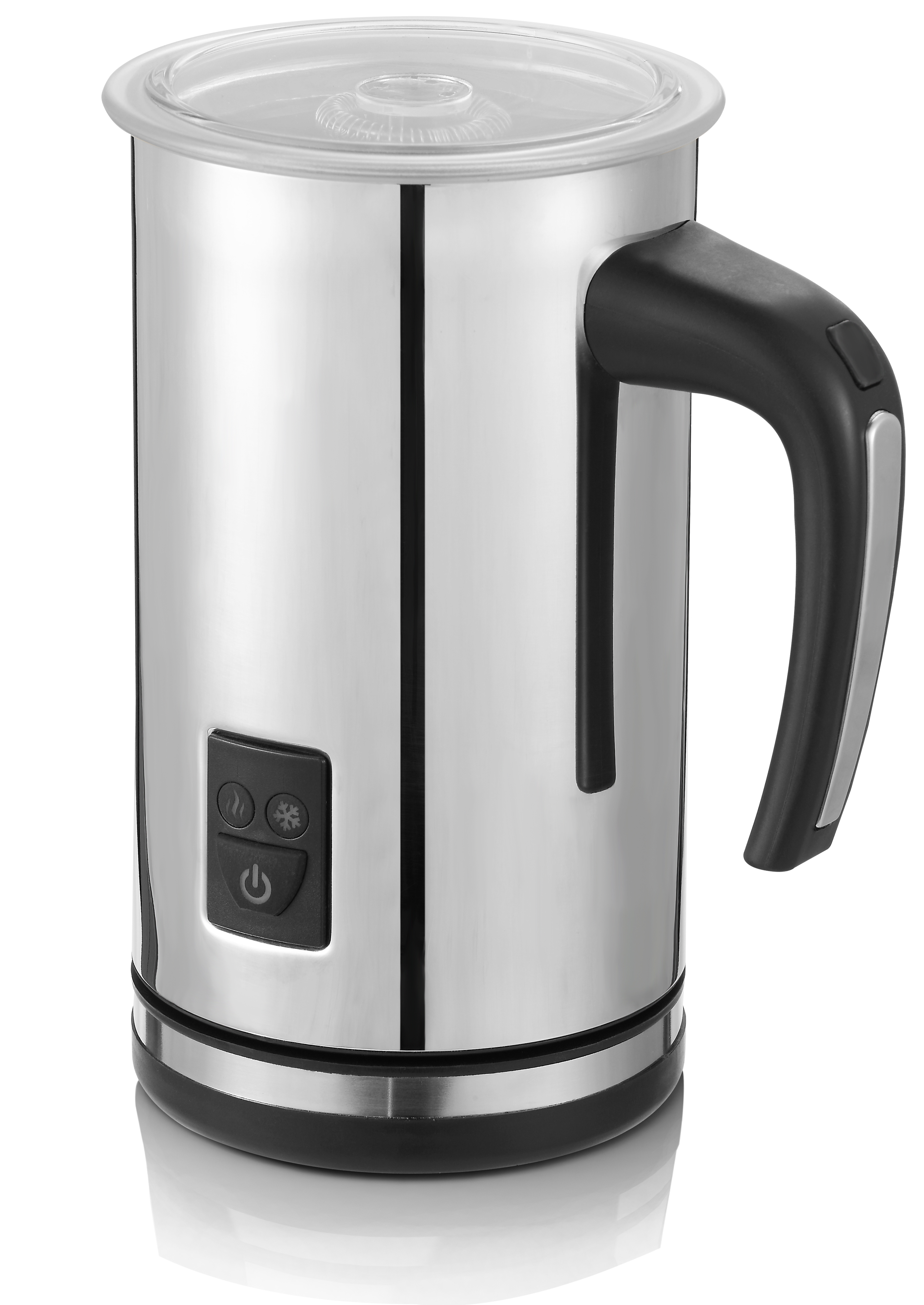 Electric Milk Frother with Stainless Steel Construction