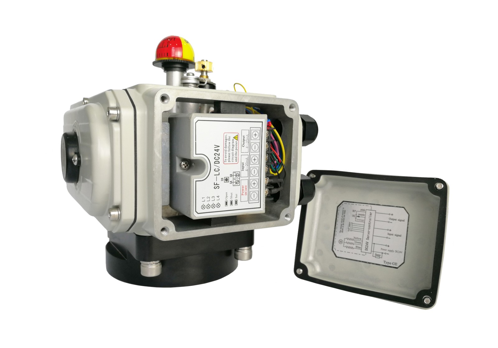 Electric modulating type quarter turn actuator with DC brushless motor - Image 2
