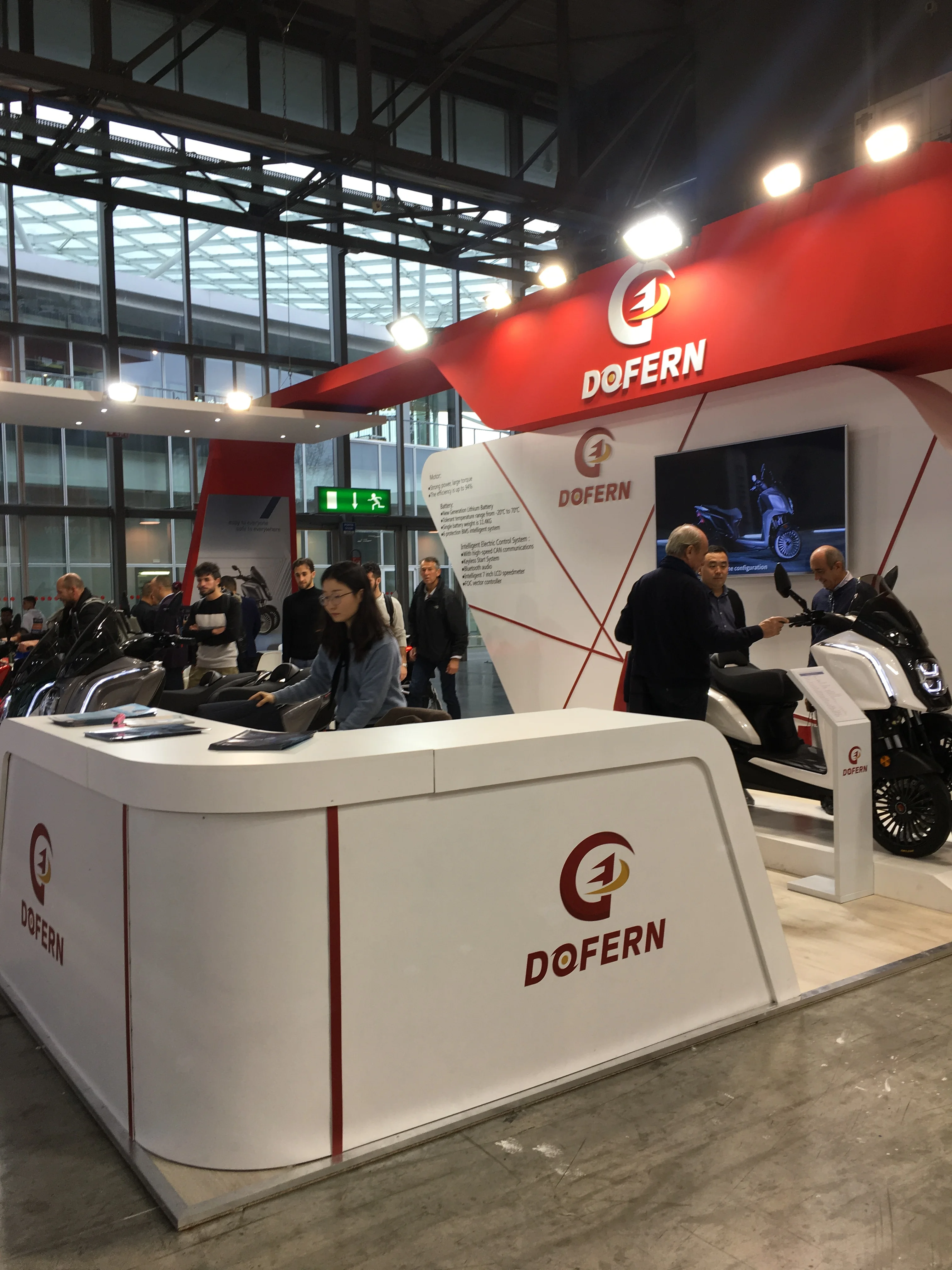 Features overview of the electric motorcycle