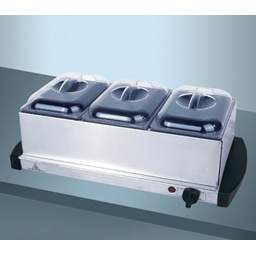 Three-Compartment Electric Food Warmer