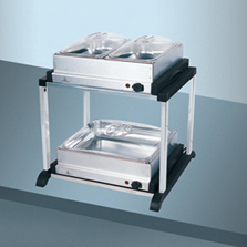 Food Warmer Bain-Marie with Dual Pans