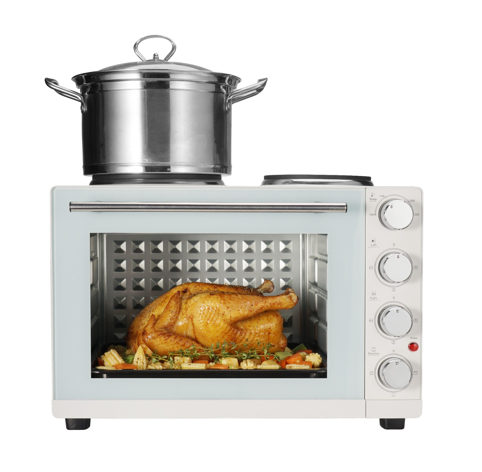 electric oven with 2 hotplates - Image 3