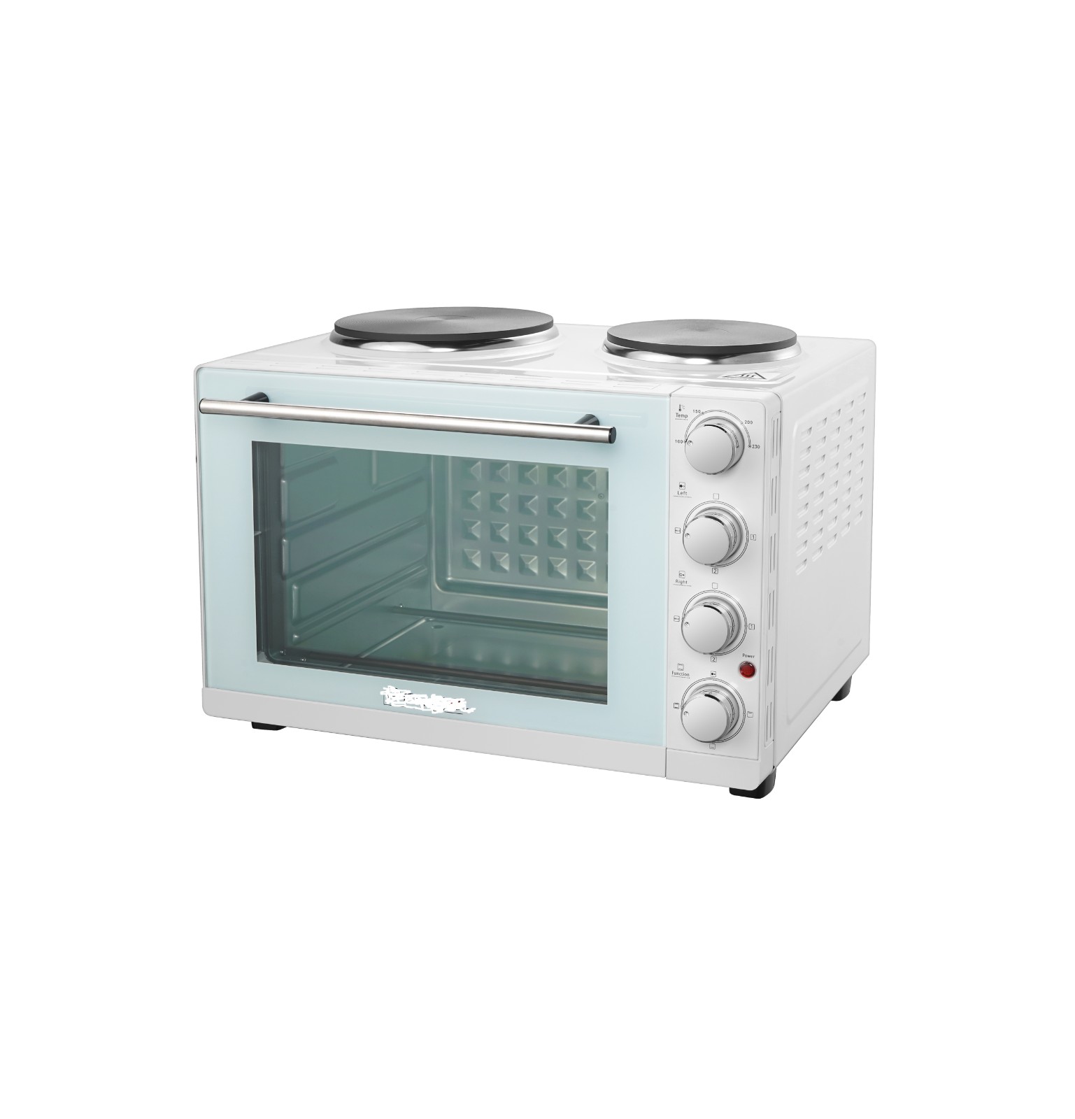 electric oven with 2 hotplates - Image 2