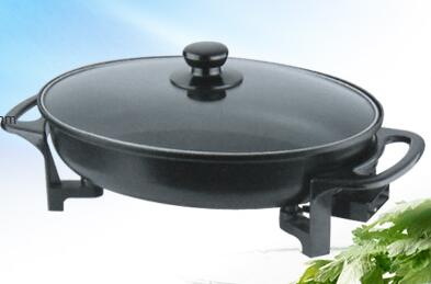 Electric Non-Stick Skillet with Glass Lid