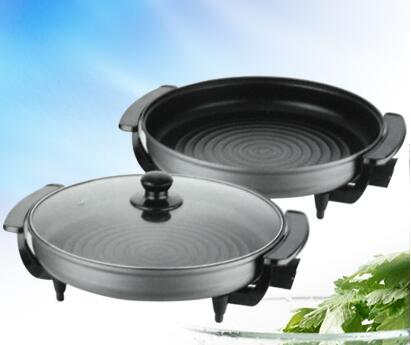 Electric Non-Stick Skillet with Glass Lid