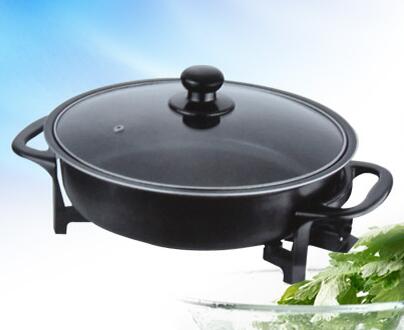 Electric Non-Stick Skillet with Glass Lid