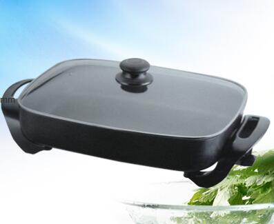 Electric Non-Stick Skillet with Temperature Control