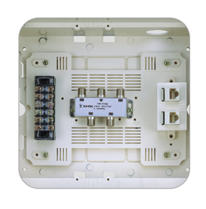 Low Voltage Distribution Panel with RJ45 and Coaxial Ports