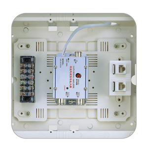 Internal Wiring Distribution Panel with CATV Amplifier and RJ45 Ports