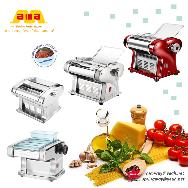 Electric Pasta Maker with Adjustable Thickness Settings