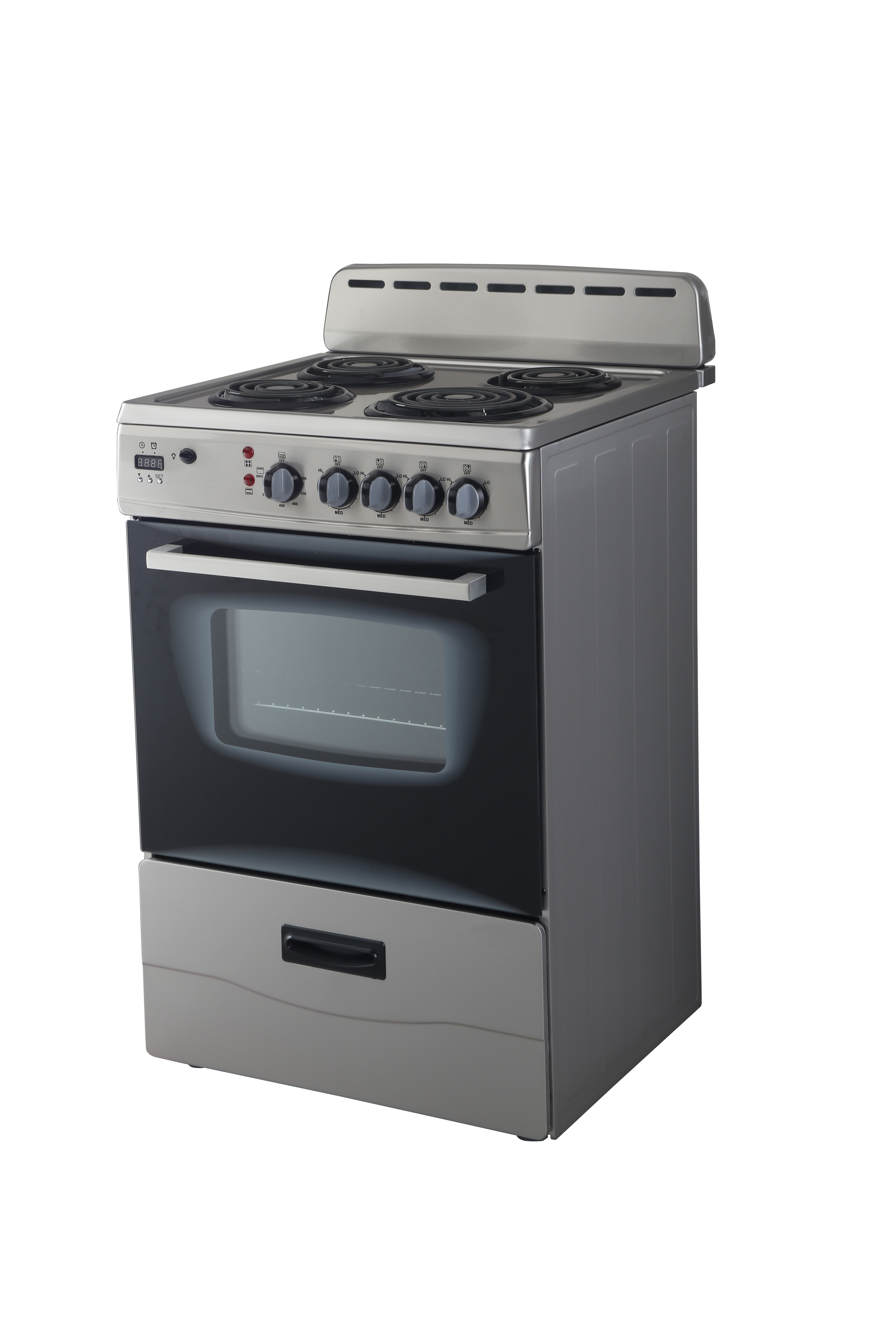Freestanding Electric Range with Coil Elements