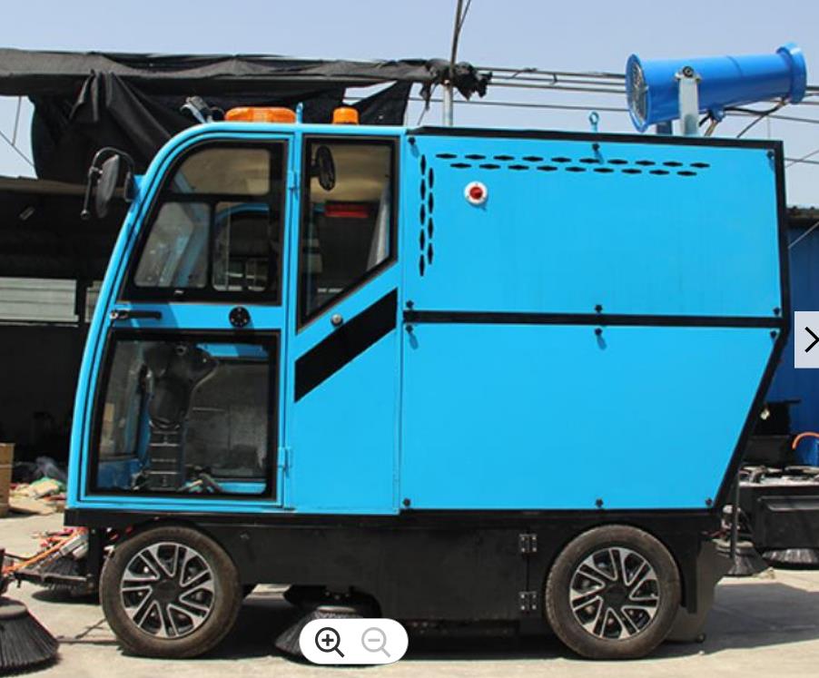 Electric Sweeper Cleaning Machine Street Sweeper With fog cannon Five brush head broom swe - Image 2