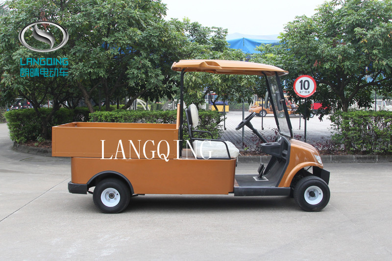 Electric Utility Vehicle with Cargo Bed