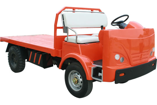 Electric Utility Vehicle with Flatbed