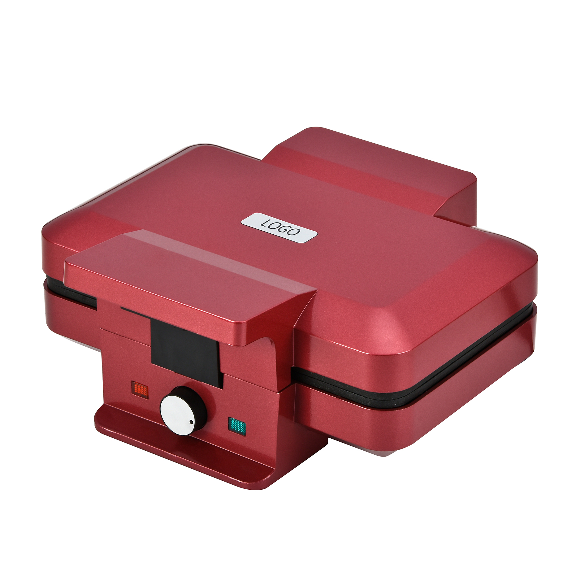 Electric Waffle Maker With Auto Clip Lock - Image 2
