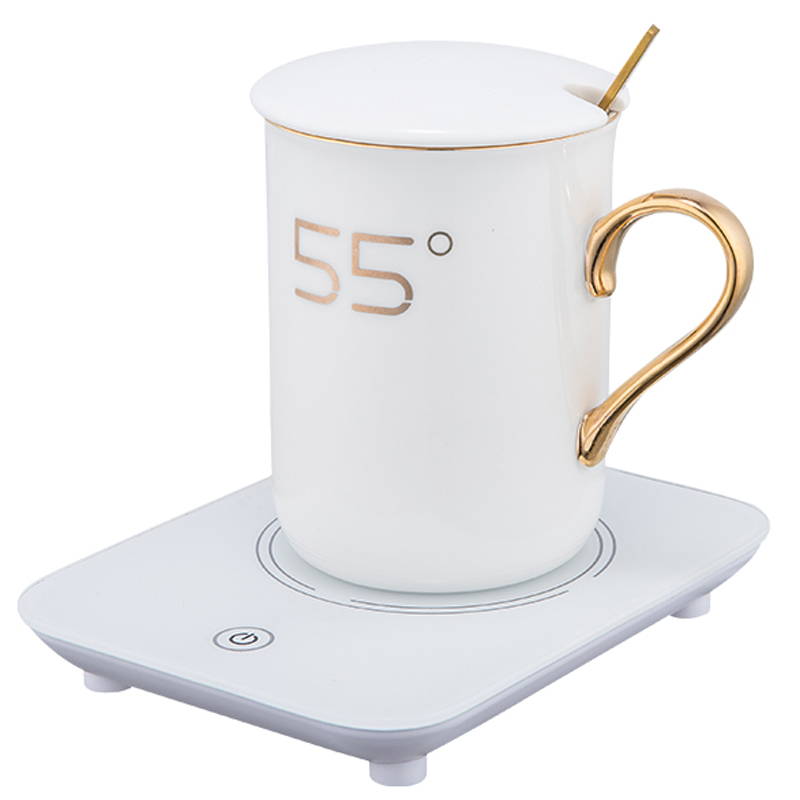 Electric Beverage Warmer with Ceramic Mug
