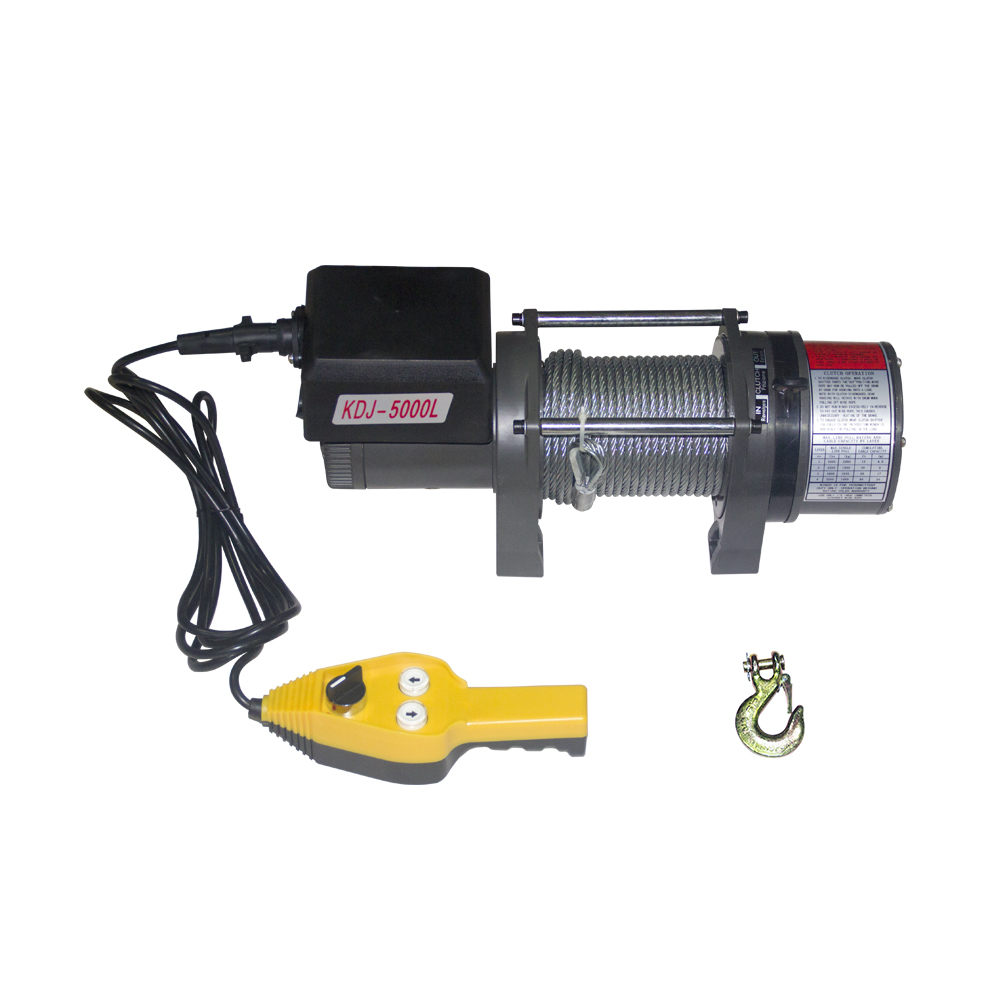 5000 lbs Capacity Electric Winch with Remote Control
