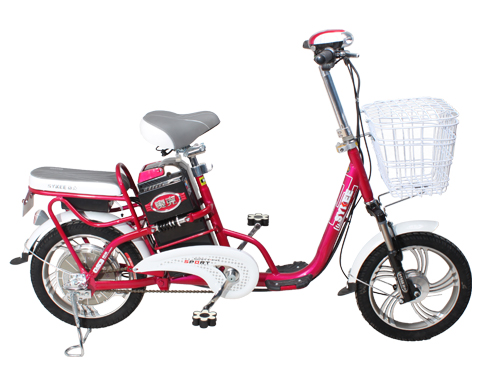Step-Through Electric Bicycle with Integrated Security