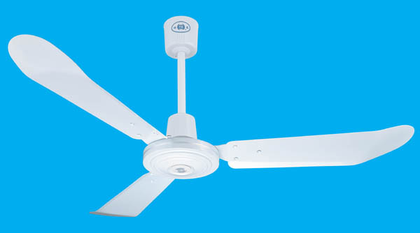 White Three-Blade Ceiling Fan