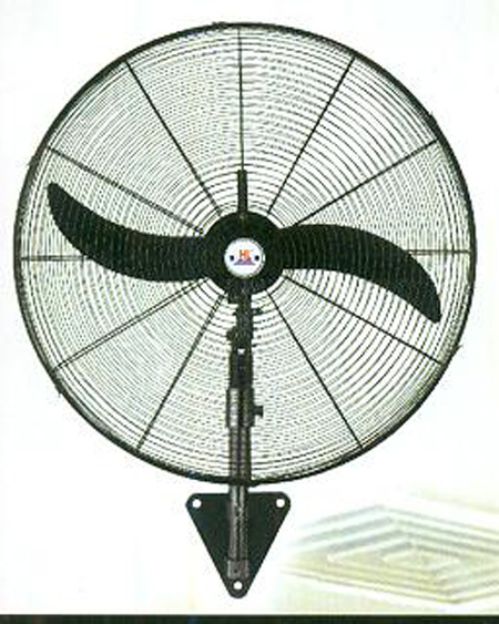Industrial Wall-Mounted Fan with Wire Cage