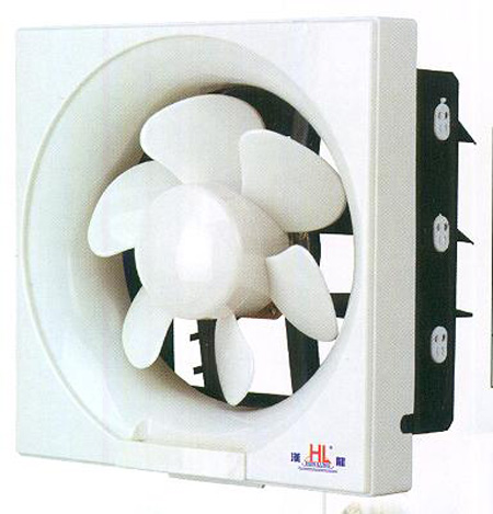 White Square Frame Exhaust Fan