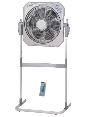 Adjustable Height Pedestal Fan with Remote