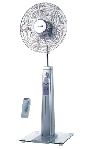 Adjustable Height Pedestal Fan with Remote