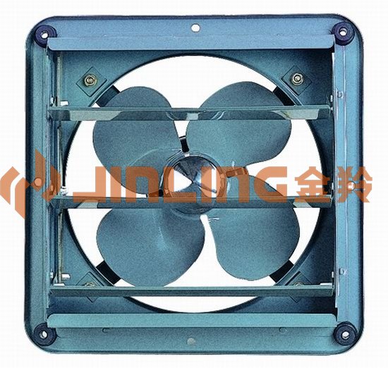 Square Ventilation Exhaust Fan with Louvered Frame