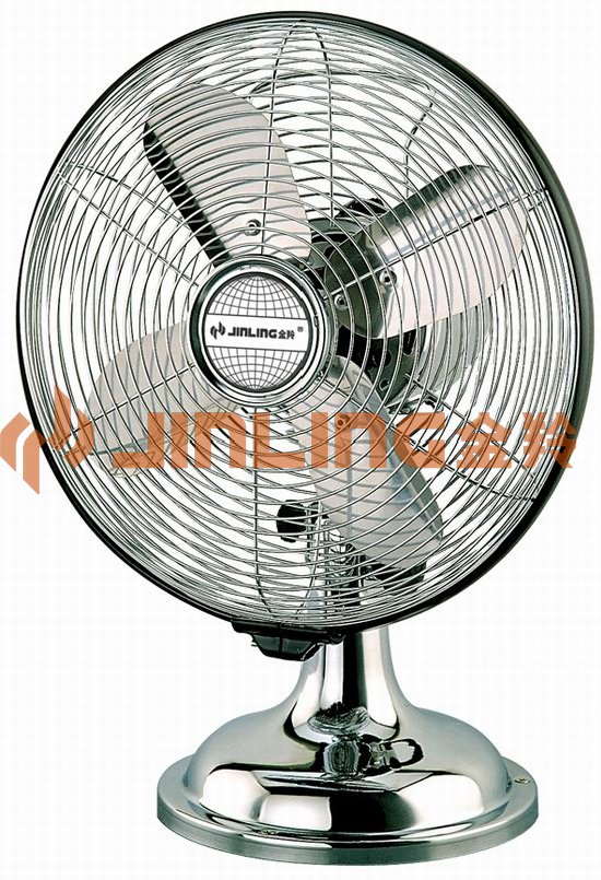Chrome Pedestal Table Fan