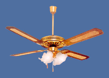 Decorative Ceiling Fan with Integrated Lighting