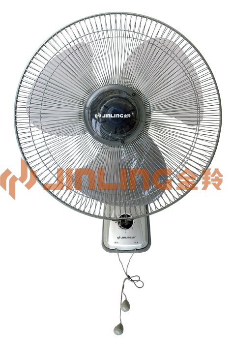Wall-Mounted Electrical Fan with Pull Cord