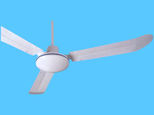White Three-Blade Ceiling Fan