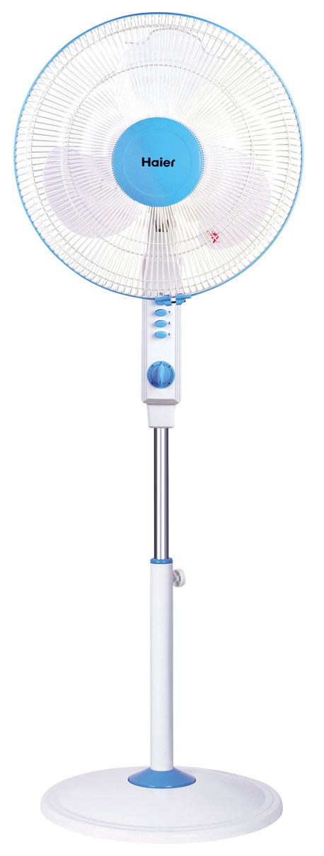 Freestanding Electric Fan with Adjustable Height